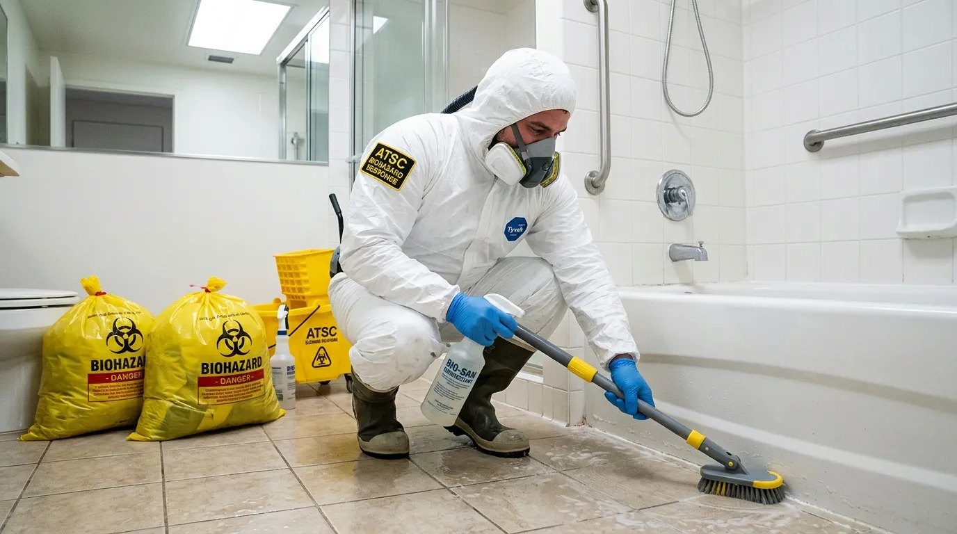 Decontamination equipment deployed for Blood Cleanup in Pleasant View